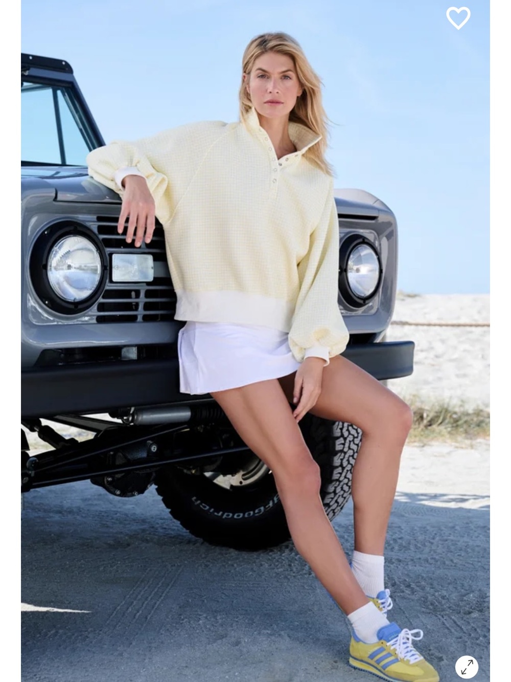 AS Revival Yellow Gingham Sweatshirt - Picture 5 of 8